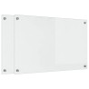 Crédence de cuisine 2 pcs Transparent 80 x 50 cm verre trempé 545024545024
