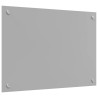 Crédence de cuisine 2 pcs Gris clair 70 x 50 cm verre trempé 545025545025