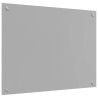 Crédence de cuisine 2 pcs Gris clair 80 x 50 cm verre trempé 545026545026