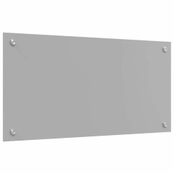 Crédence de cuisine 2 pcs Gris clair 80 x 40 cm verre trempé 545027545027