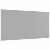 Crédence de cuisine 2 pcs Gris clair 80 x 40 cm verre trempé 545027545027