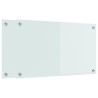 Crédence de cuisine 2 pcs Blanc 70 x 40 cm verre trempé 545028545028