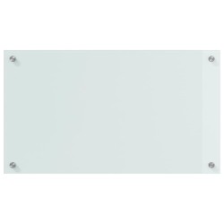 Crédence de cuisine 2 pcs Blanc 70 x 40 cm verre trempé 545028545028