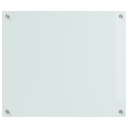 Crédence de cuisine 2 pcs Blanc 70 x 60 cm verre trempé 545030545030