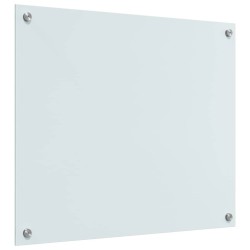 Crédence de cuisine 2 pcs Blanc 70 x 60 cm verre trempé 545030545030