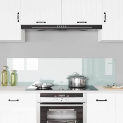 Crédence de cuisine 2 pcs Blanc 80 x 40 cm verre trempé 545031545031