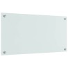 Crédence de cuisine 2 pcs Blanc 80 x 40 cm verre trempé 545031545031