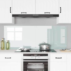 Crédence de cuisine 2 pcs Blanc 80 x 60 cm verre trempé 545032545032