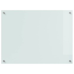 Crédence de cuisine 2 pcs Blanc 80 x 60 cm verre trempé 545032545032