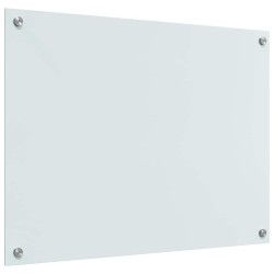 Crédence de cuisine 2 pcs Blanc 80 x 60 cm verre trempé 545032545032