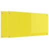Crédence de cuisine 2 pcs Jaune 100 x 50 cm verre trempé 545033545033
