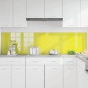 Crédence de cuisine 2 pcs Jaune 100 x 50 cm verre trempé 545033545033