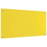 Crédence de cuisine 2 pcs Jaune 100 x 50 cm verre trempé 545033545033