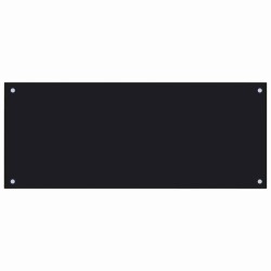 Crédence de cuisine 2 pcs Noir 100 x 40 cm verre trempé 545035545035