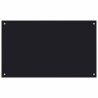Crédence de cuisine 2 pcs Noir 100 x 60 cm verre trempé 545037545037