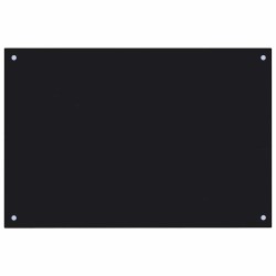 Crédence de cuisine 2 pcs Noir 90 x 60 cm verre trempé 545038545038
