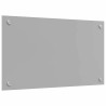 Crédence de cuisine 2 pcs Gris clair 70 x 40 cm verre trempé 545039545039