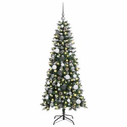 Sapin de Noël artificiel Vert 150 cm PVC, plastique et acier 545042545042