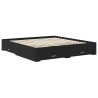 Cadre de lit Chêne noir 180 x 200 cm Bois d'ingénierie 545110545110