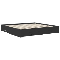 Cadre de lit Chêne Sonoma 200 x 200 cm Bois d'ingénierie 545123545123