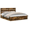 Cadre de lit Chêne fumé 180 x 200 cm Bois Ingénierie 545153545153