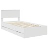 Cadre de lit avec tiroir Blanc 100 x 200 cm Bois Ingénierie 545179545179