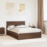Cadre de lit Chêne brun 140 x 200 cm Bois Ingénierie 545257545257