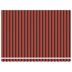 Store rétractable manuel avec LEDs Orange et Noir 4 x 2 m 545313545313