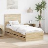 Cadre de lit Chêne Sonoma 75 x 190 cm Bois Ingénierie 545398545398