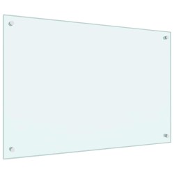 Crédence de cuisine 2 pcs Blanc 90 x 60 cm verre trempé 545453545453