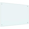 Crédence de cuisine 2 pcs Blanc 90 x 60 cm verre trempé 545453545453