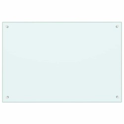 Crédence de cuisine 2 pcs Blanc 90 x 60 cm verre trempé 545453545453
