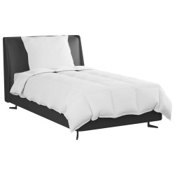 Duvet d'été simple avec oreiller 2 pcs Blanc Plume de canard 545745545745