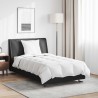 Duvet d'été simple avec oreiller 2 pcs Blanc Plume de canard 545754545754