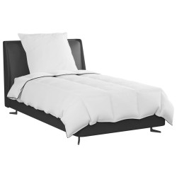 Duvet d'hiver avec oreiller 2 pcs Blanc Plume de canard 545776545776