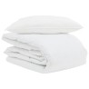 Duvet d'été simple avec oreiller 2 pcs Blanc Plume de canard 545779545779