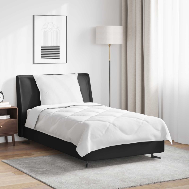 Duvet toutes saisons avec oreiller 2 pcs Blanc Microfibre 545812545812