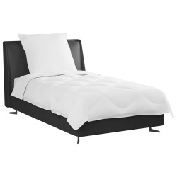Duvet d'été simple avec oreiller 2 pcs Blanc Microfibre 545818545818