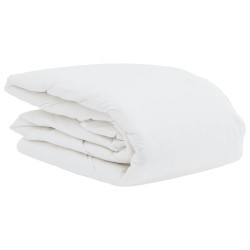 Duvet d'été simple avec oreiller 2 pcs Blanc Plume de canard 545857545857