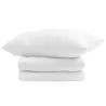 Duvet d'hiver avec oreiller 2 pcs Blanc Plume de canard 545894545894