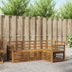 Ensembles de canapés 4 pcs Naturel Bois d'Acacia Massif 545913545913