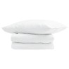 Duvet d'été simple avec oreiller 2 pcs Blanc Plume de canard 545915545915