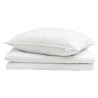 Duvet d'été simple avec oreiller 2 pcs Blanc Plume de canard 545927545927