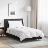 Duvet d'été simple avec oreiller 2 pcs Blanc Plume de canard 545932545932