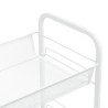 Chariot de cuisine à 5 niveaux Blanc 46x26x105 cm Fer 545969545969