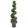 Plante de buis artificiel en spirale avec pot Vert 117 cm 545970545970