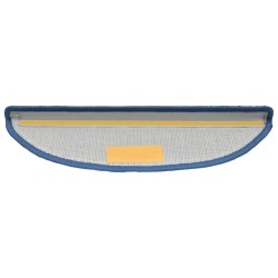 Tapis d'escalier 20 pièces 56 x 17 x 3 cm Bleu Demi-rond 545993545993