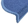 Tapis d'escalier 20 pièces 56 x 17 x 3 cm Bleu Demi-rond 545993545993