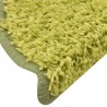 Tapis d'escalier 30 pièces 56 x 17 x 3 cm Vert Demi-rond 545995545995