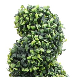 Plante de buis artificiel en spirale avec pot Vert 59 cm 546011546011